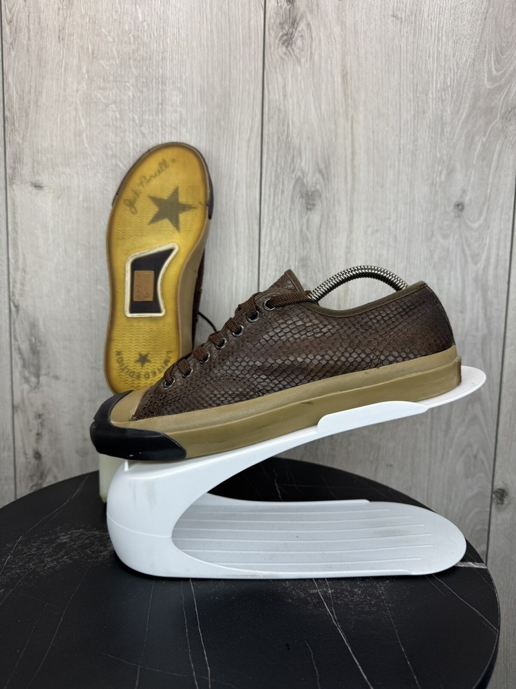 Converse Jack Purcell X John Varvatos Snake Print Low Top Sneakers Men Size 7.5