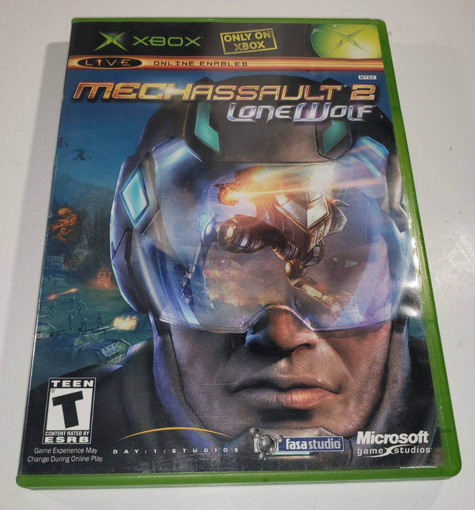 MechAssault 2: Lone Wolf (Microsoft XBOX, 2004) Complete TESTED WORKING