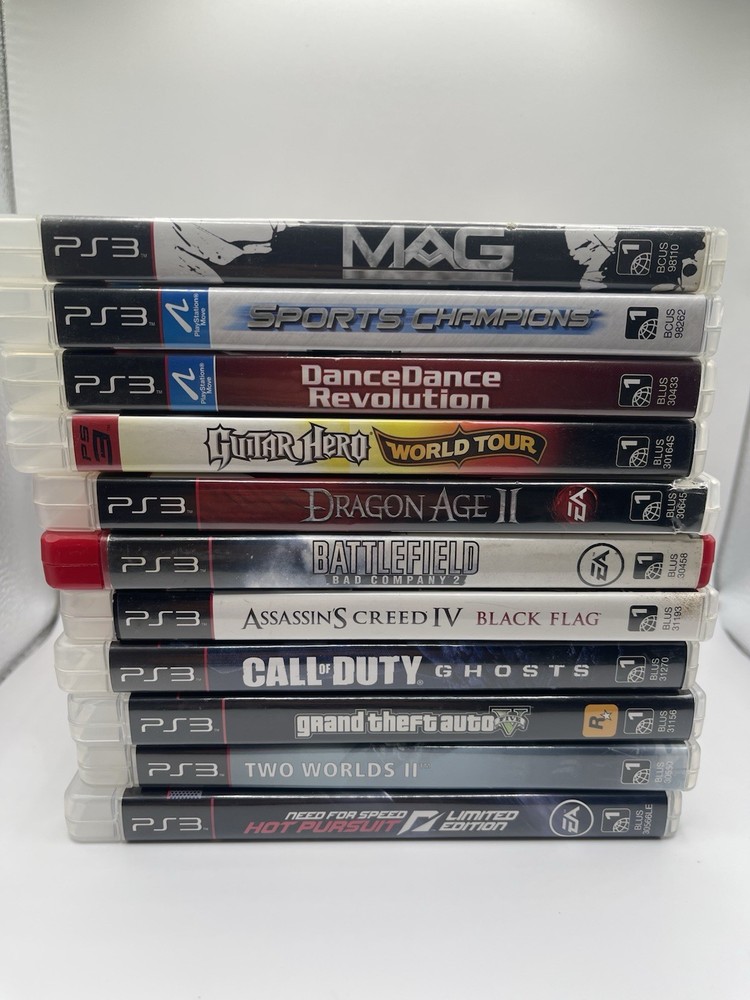 Lot of 11 Sony Playstation 3 PS3 Games - Good Condition - Tested Working