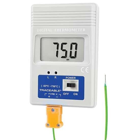 Traceable Remotemonitoring Thermocouple Thermometer With Calibration Fahrenheit