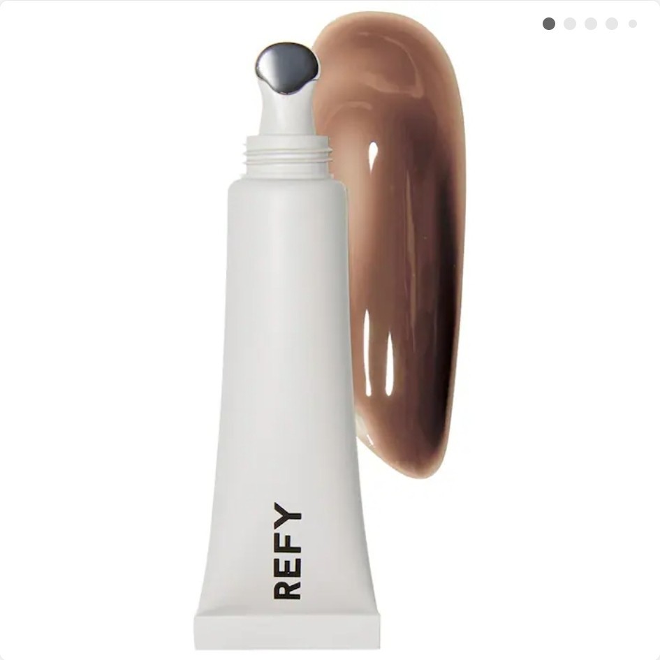 REFY High Shine Lip Gloss Suede* 13ml with Hyaluronic Acid .44 fl oz
