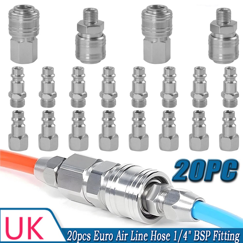 Euro Air Line Hose 20 Pcs 1/4