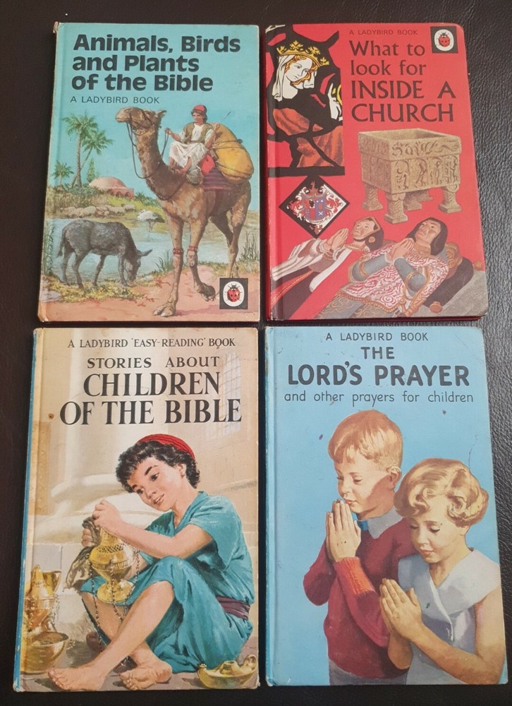 Vintage Ladybird series 649 606A 612 Bible Religious 4 titles B3