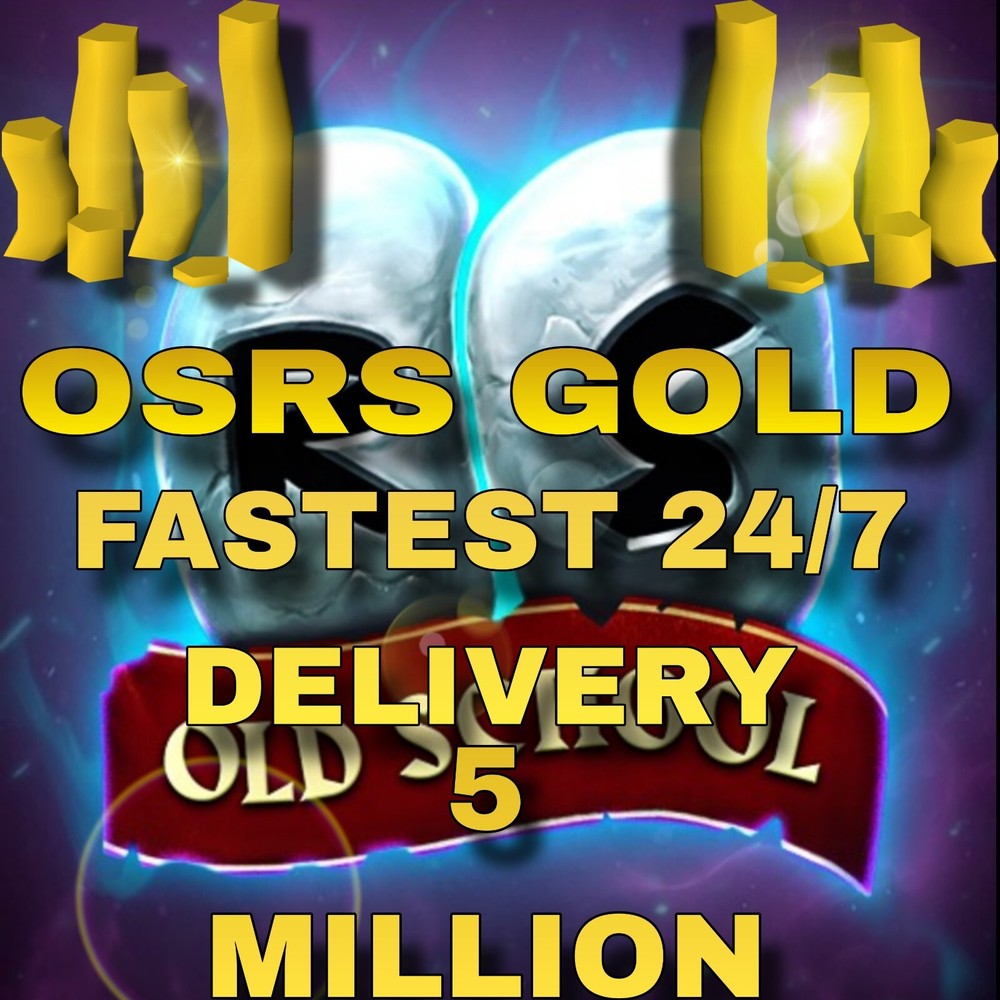 OSRS GP 5M 💰 Old School Runescape Gold💰15 min Delivery, 24/7🚛