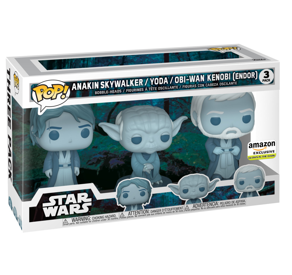 Funko Pop! Vinyl: Star Wars - Anakin Skywalker / Yoda / Obi- Wan Kenobi (Endor)