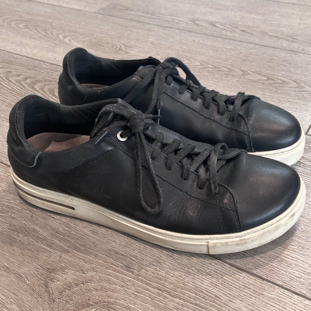 Birkenstock Bend Low Sneakers Mens 44 Black Leather Lace Up Casual Shoes