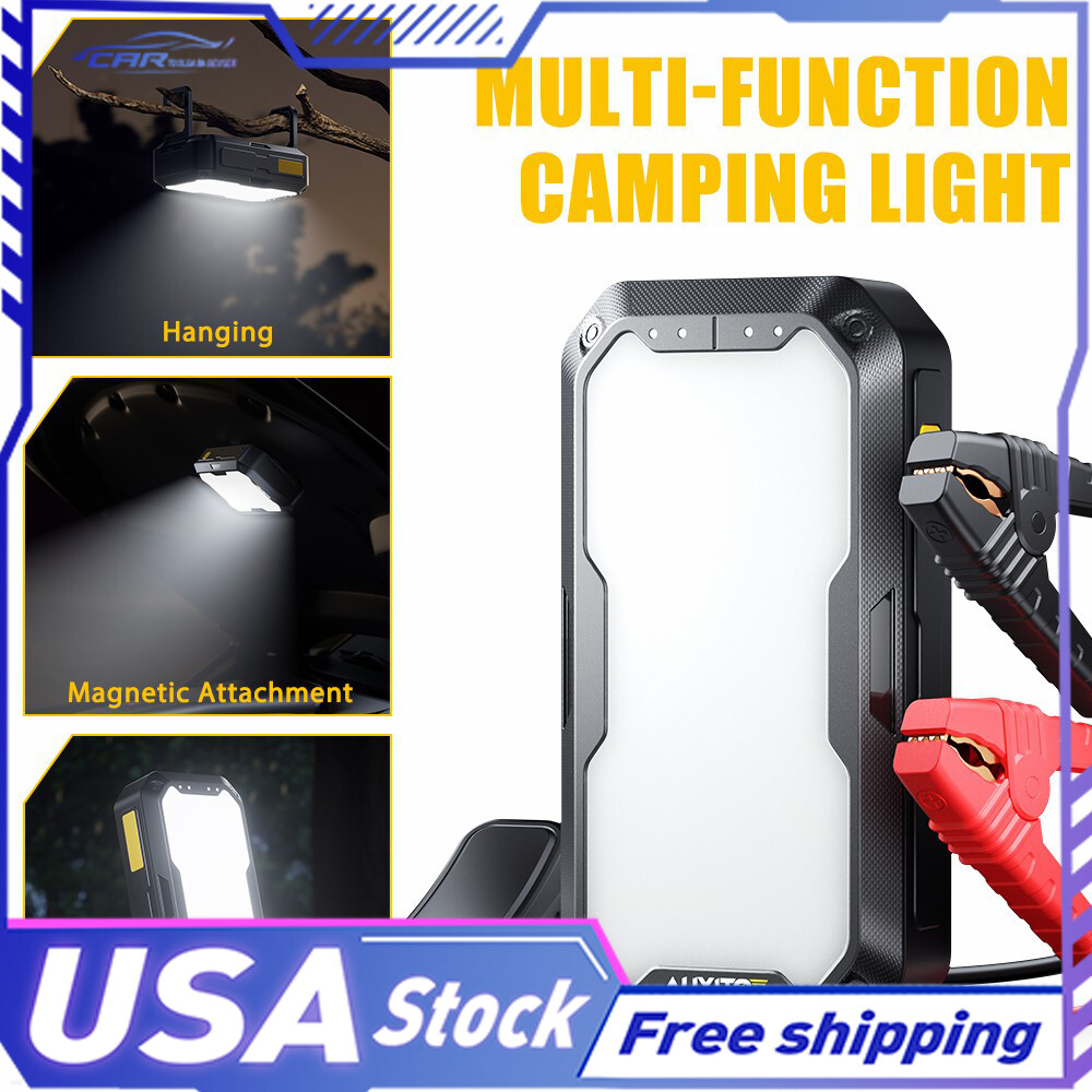 Car Jump Starter Booster Jumper Box Power Bank Battery Charger Portable 7200mAh