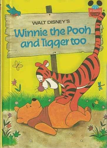 Winnie the Pooh and Tigger Too - Hardcover, by Disney Book Club - Very Good x
