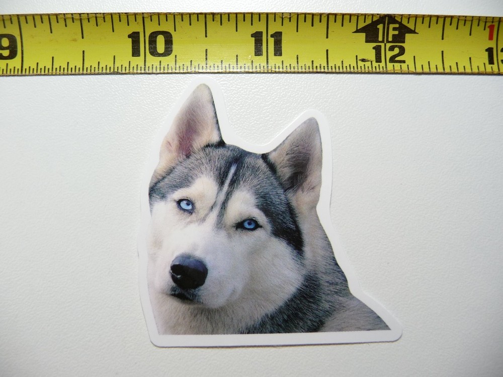 Siberian Husky Funny Dog Pet Decal Sticker Playful Furball