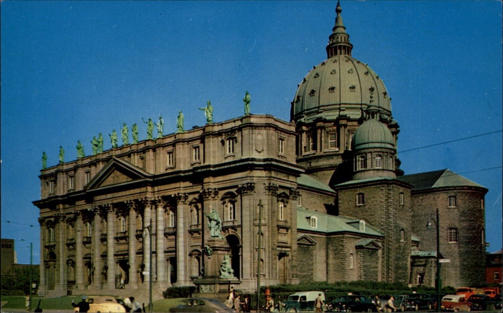 St James Cathedral Montreal Quebec Canada vintage postcard g961