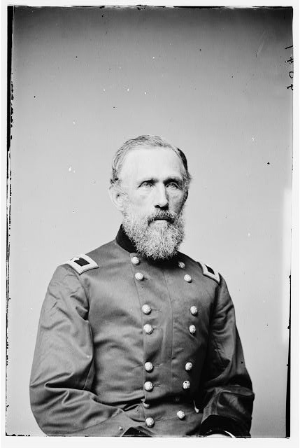 Photo:Gen J.G. Barnard Civil War Era 1860s Military Portrait