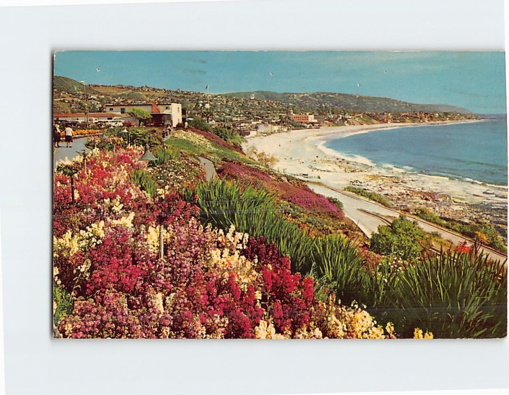 Postcard Beautiful Shoreline in Southern California USA