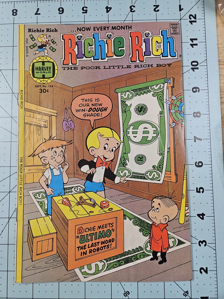 Richie Rich The Poor Little Rich Boy #158 Harvey Comics Sept 1977 Vintage Comic