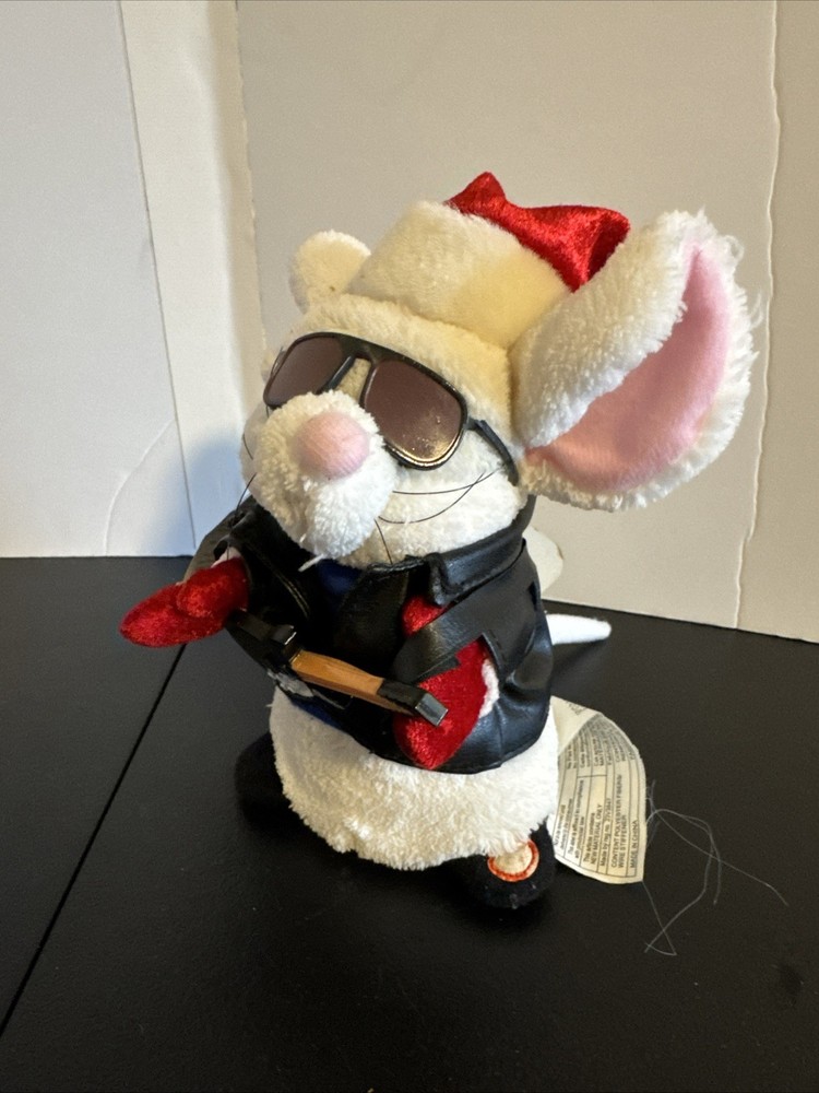 VTG Gemmy Holiday Pals Merry Mice Jingle Hell Rock Singing Animated w/ Tags F1