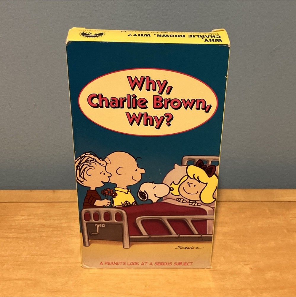 Paramount Why, Charlie Brown, Why? VHS NTSC NR Peanuts Animated Slipsleeve