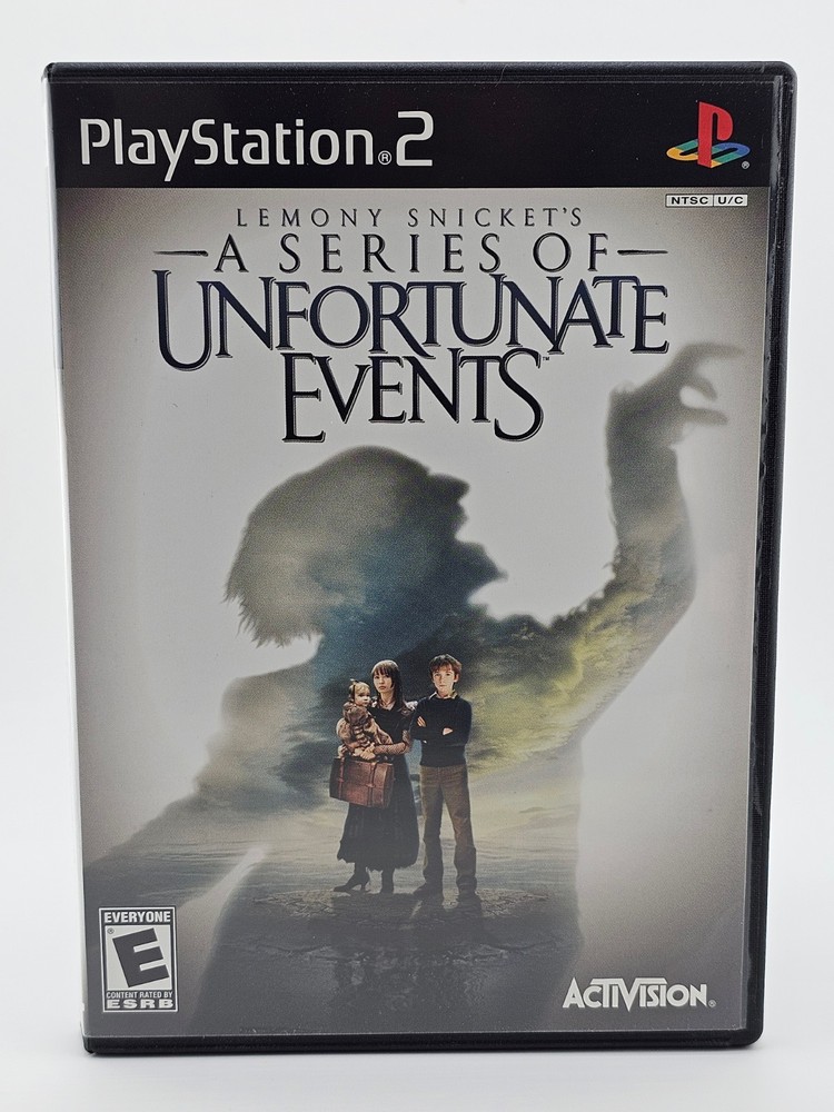Sony Playstation 2 PS2 A Series Of Unfortunate Events Disc + Case Cleaned Tested