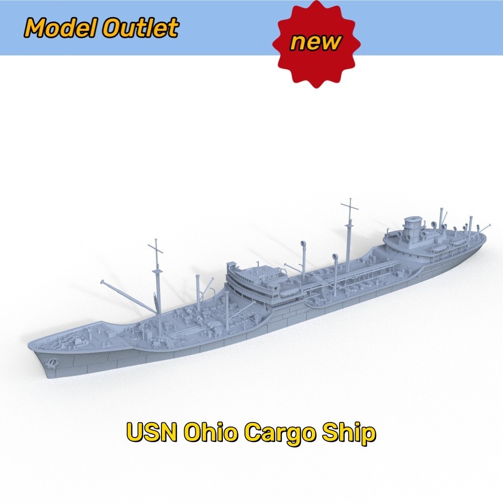 Pre-Sale 1/350 USN Ohio Cargo Ship Military Scale Model Kit  
