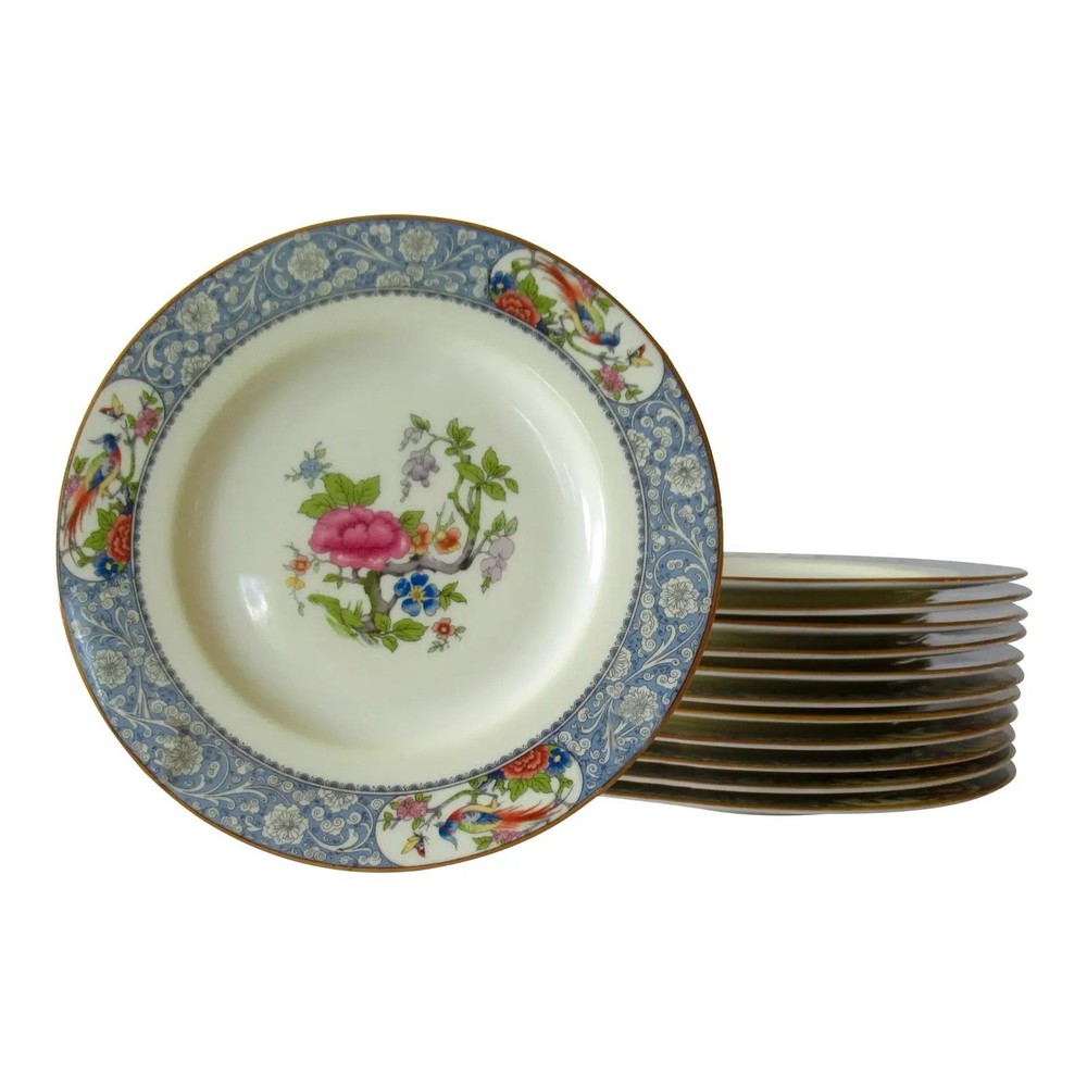 Vintage Late 10th. Century Tiffany & Co. N Y Porcelain China Hand-Painted J.C