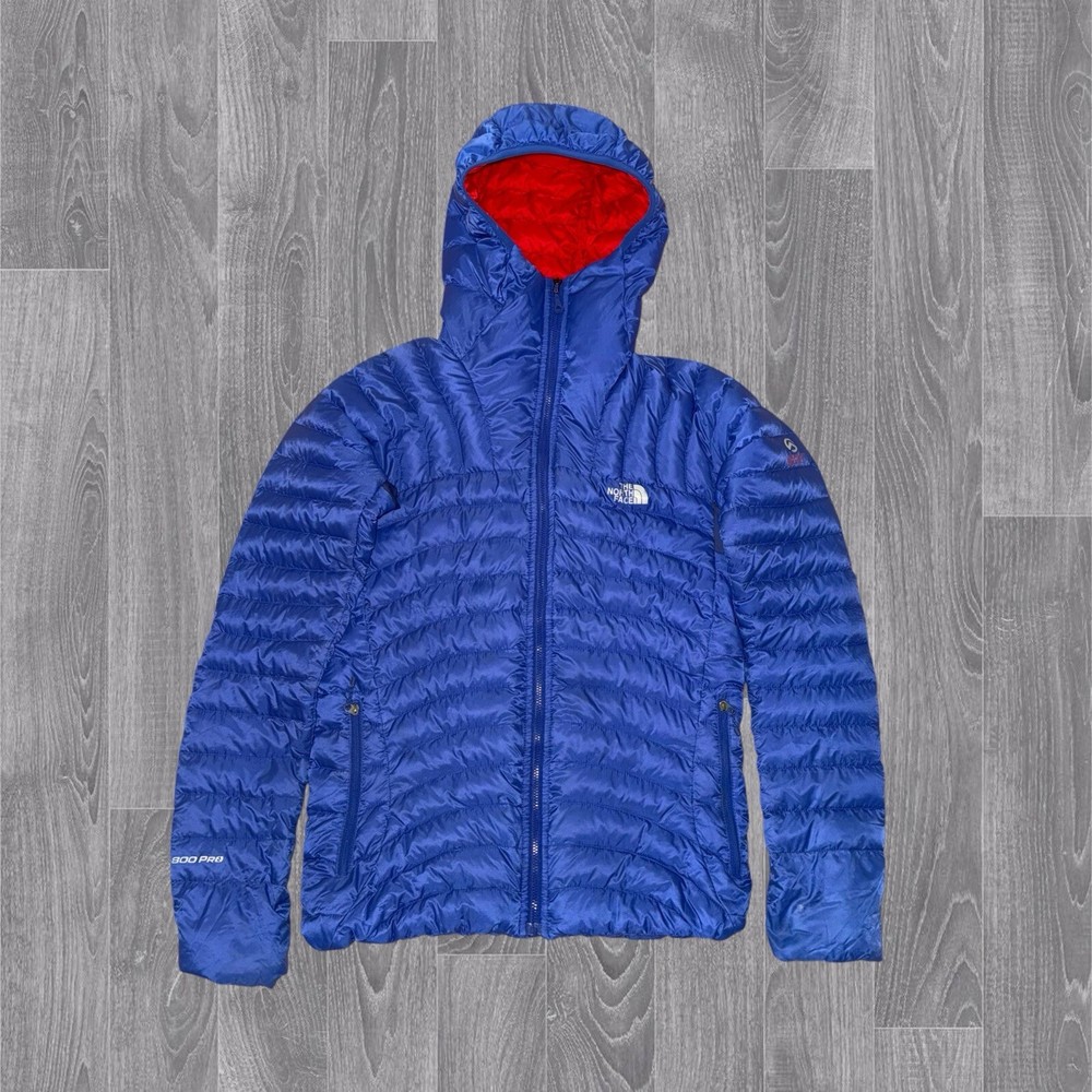 The North Face 800 Pro Jacket Womens Large Blue Summit Series Down Filled TNF✅