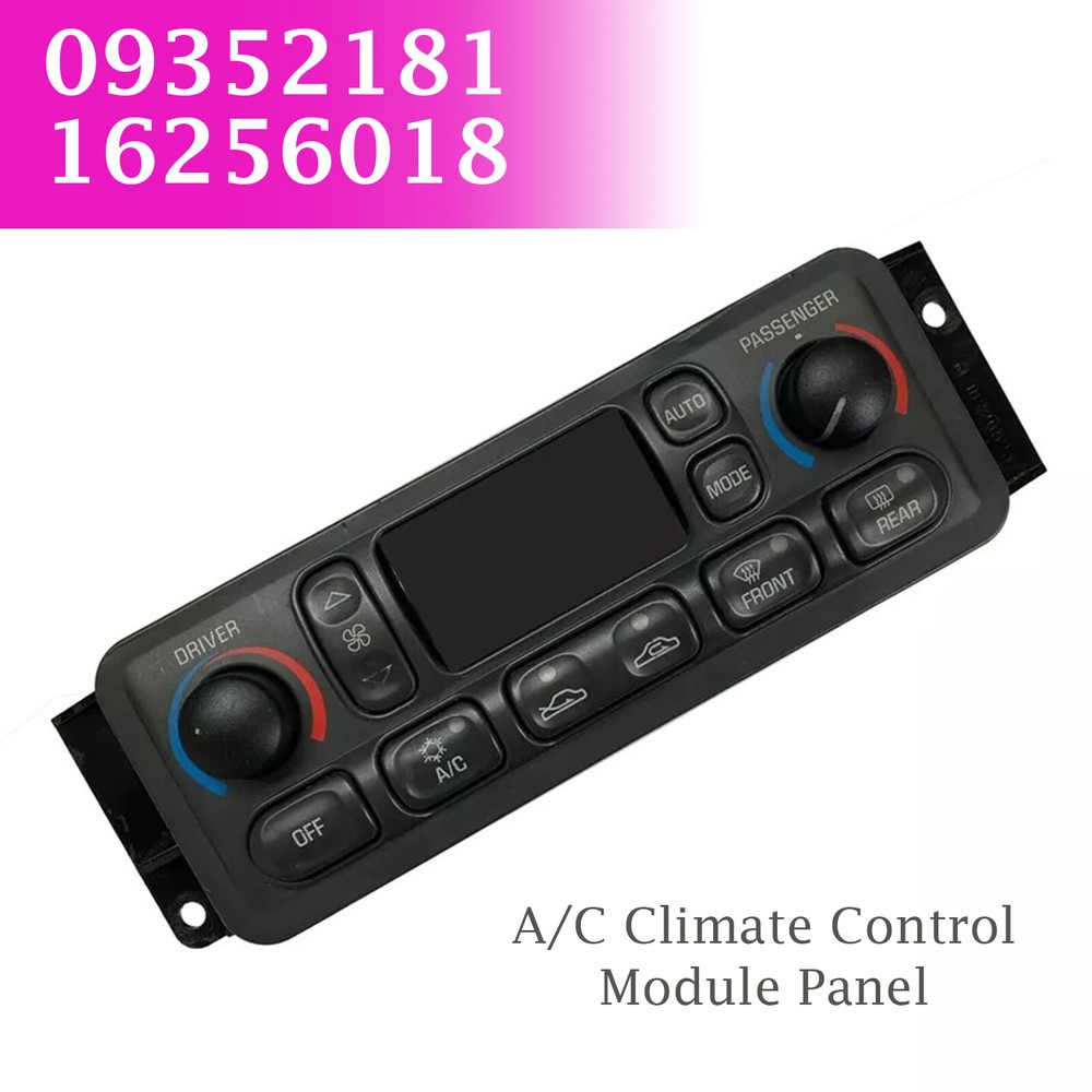 A/C Climate Control Module Panel 09352181 16256018 for Corvette C5 1997-2004//