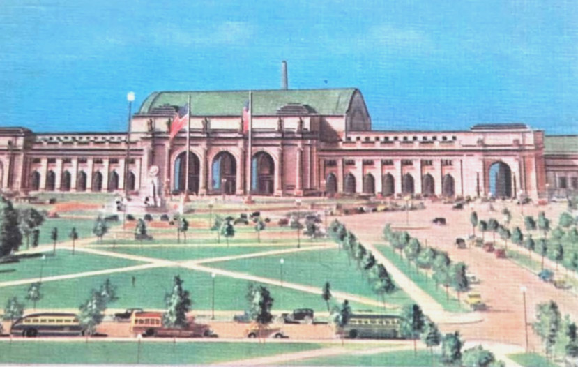 1927 Vintage Postcard Union Station Washington D.C. Next Day Shipping