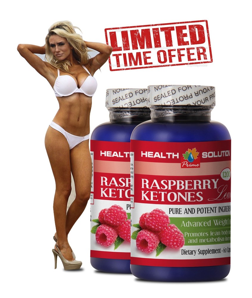Pure Raspberry Ketone Extract 1200mg Natural Weight Loss (2 Bottles)
