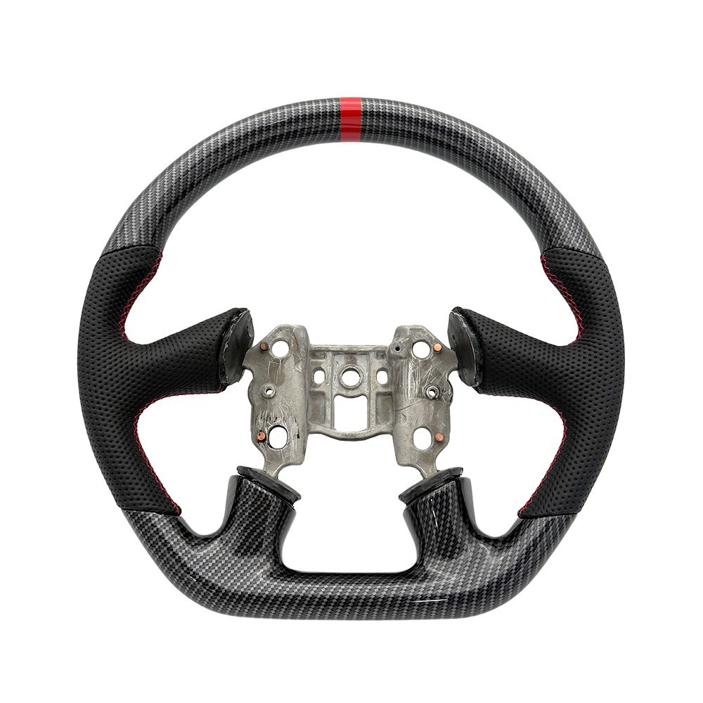 REVESOL Hydro Dip Carbon Fiber Steering Wheel for 2005 Corvette C6 - 4 Spoke