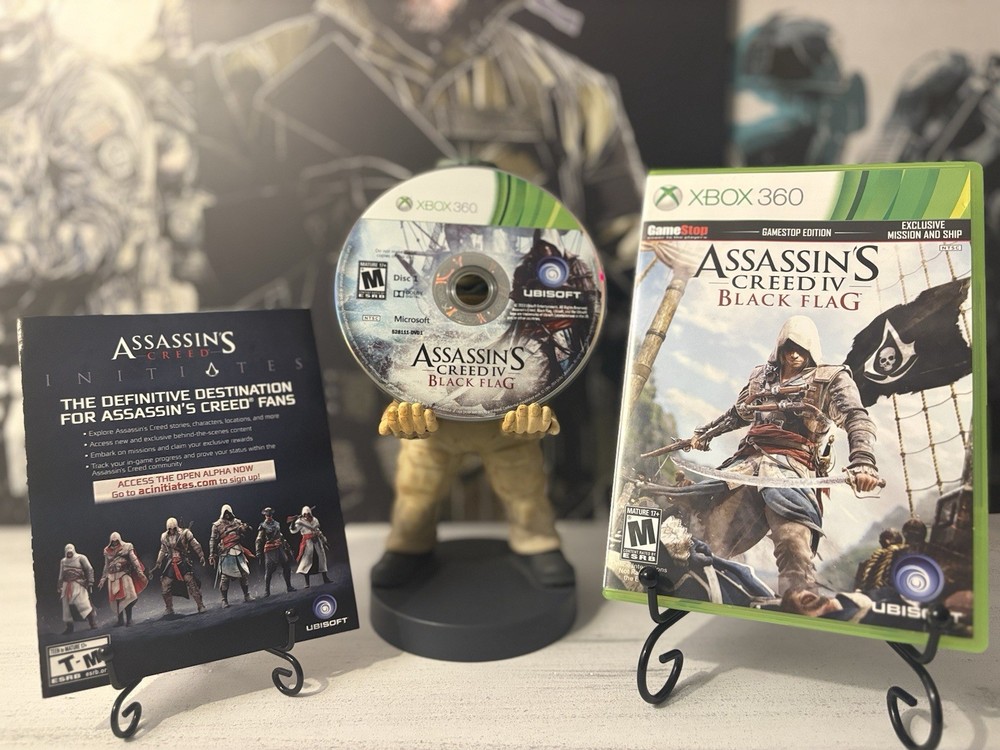 Assassin's Creed IV: 4 Black Flag (GameStop Edition) - Xbox 360 - CIB - Tested