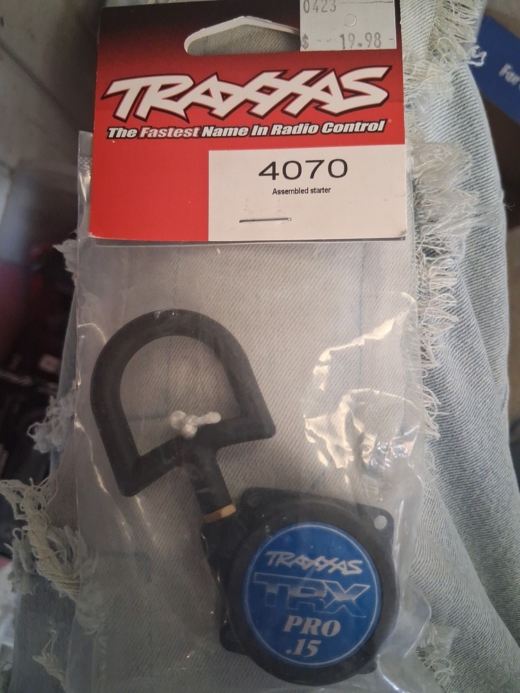 Traxxas 4070 Assembled Pull Starter TRX .12 .15  pull start cord spool TRA4070