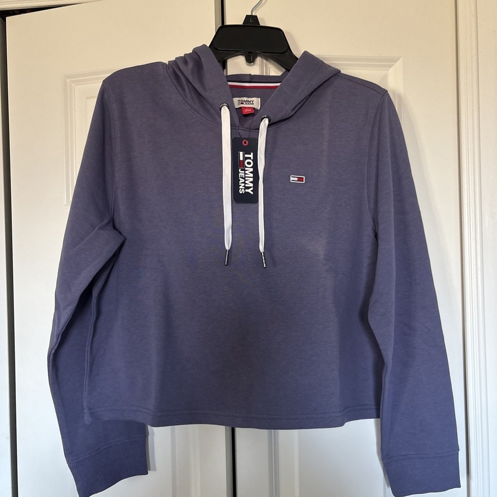 Tommy Hilfiger Women's Blue Hoodie Medium