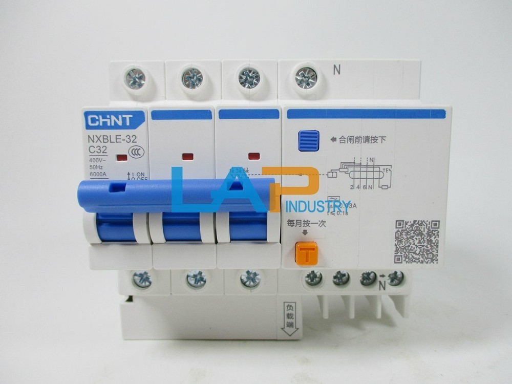 1PC New For CHNT Leakage Circuit Breaker NXBLE-32 3P+N Switch 10/16/20/25/32A