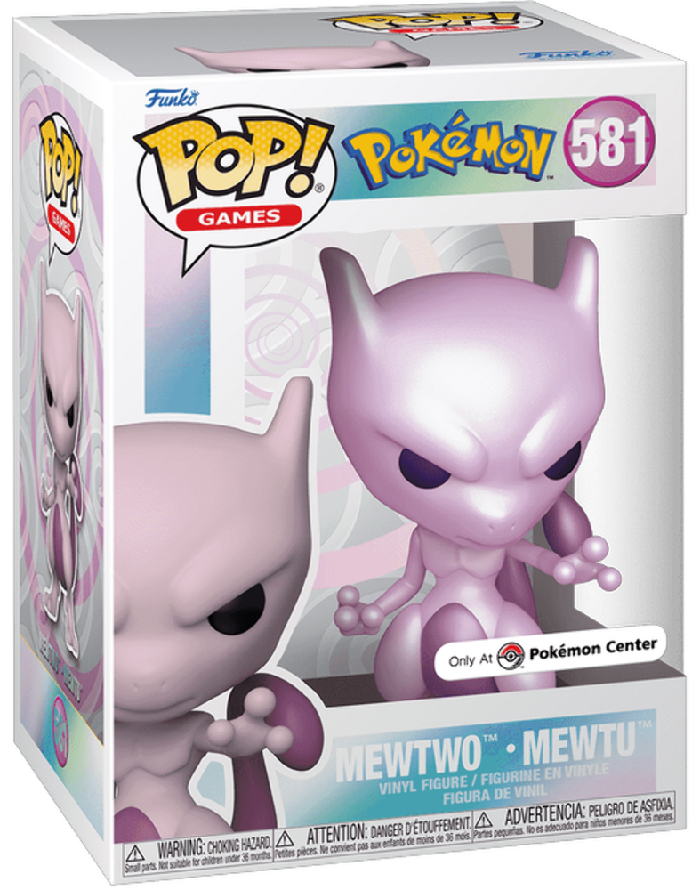 Funko POP! Games: Pokemon - Mewtwo [Pearlescent](Pokemon Center) #581
