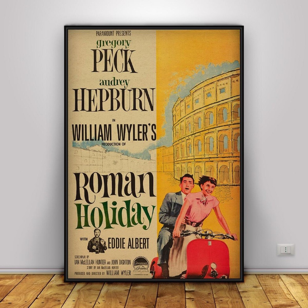 NEW Roman Holiday Poster | Wall Art Home Decor Trending (NO FRAME)