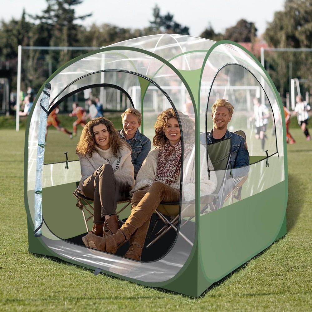 Sports Tent with Sealed Floor, Pop Up Weather Proof Pod, Igloo Tent, 63