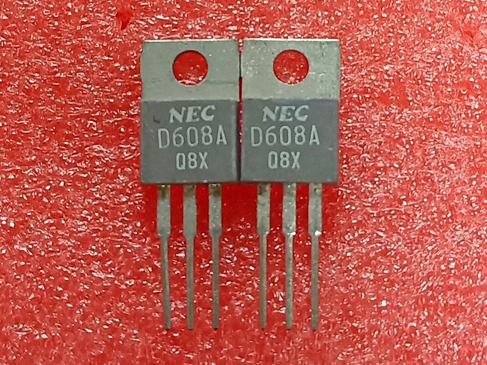 Matched pair NEC 2SD608 2SD608A transistor