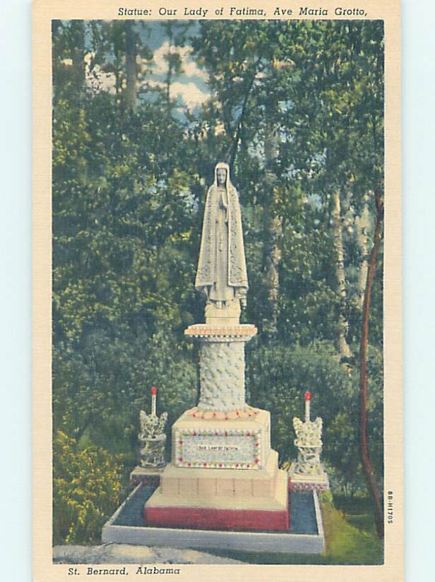 Linen MONUMENT SCENE Cullman - Near Decatur & Birmingham Alabama AL m/09 AE7577