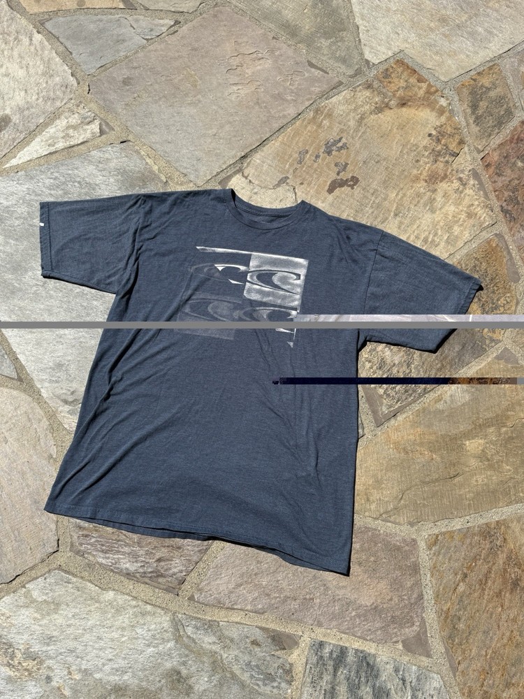 O'Neill Men’s XL Gray Cotton Knit Short Sleeve Crew Neck Logo Graphic T-Shirt