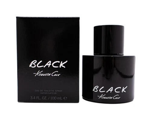 BLACK by Kenneth Cole Cologne for Men EDT 3.3 / 3.4 oz New In Box