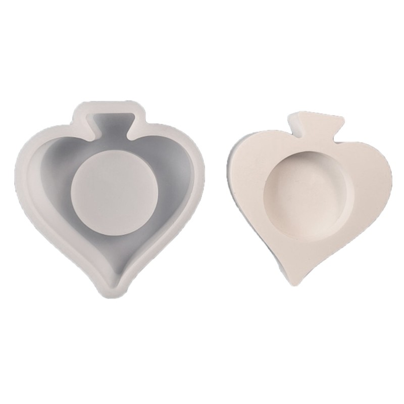 Spade Holder Resin Molds for Candlesticks So Taffy Concrete DIY Craft