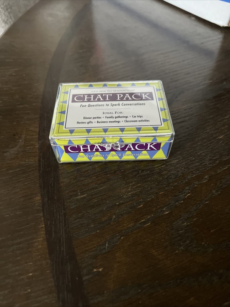 CHAT PACK Conversation Cards NEW Sealed Package.