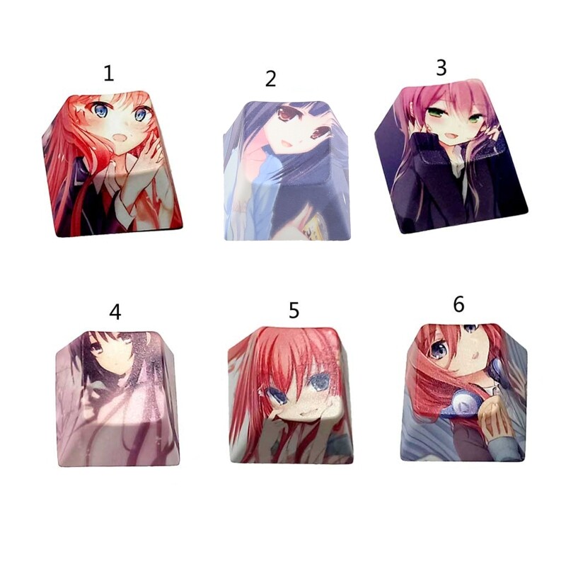 1PC High-Quality PBT Sublimation Keycap Set for Mechanical Keyboards with Optimal Height Design