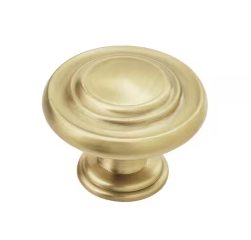 10 Pack Golden Champagne Cabinet Knobs 1-5/16 in. (33mm)