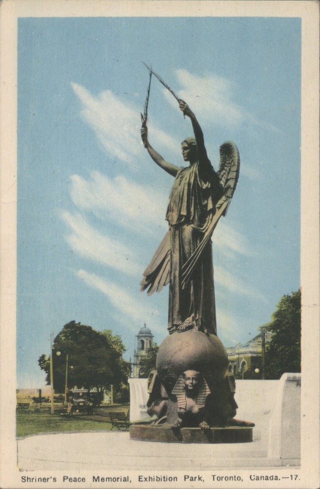 Toronto, Canada Shriner's Peace Memorial, Exhibition Park, Ontario Postcard