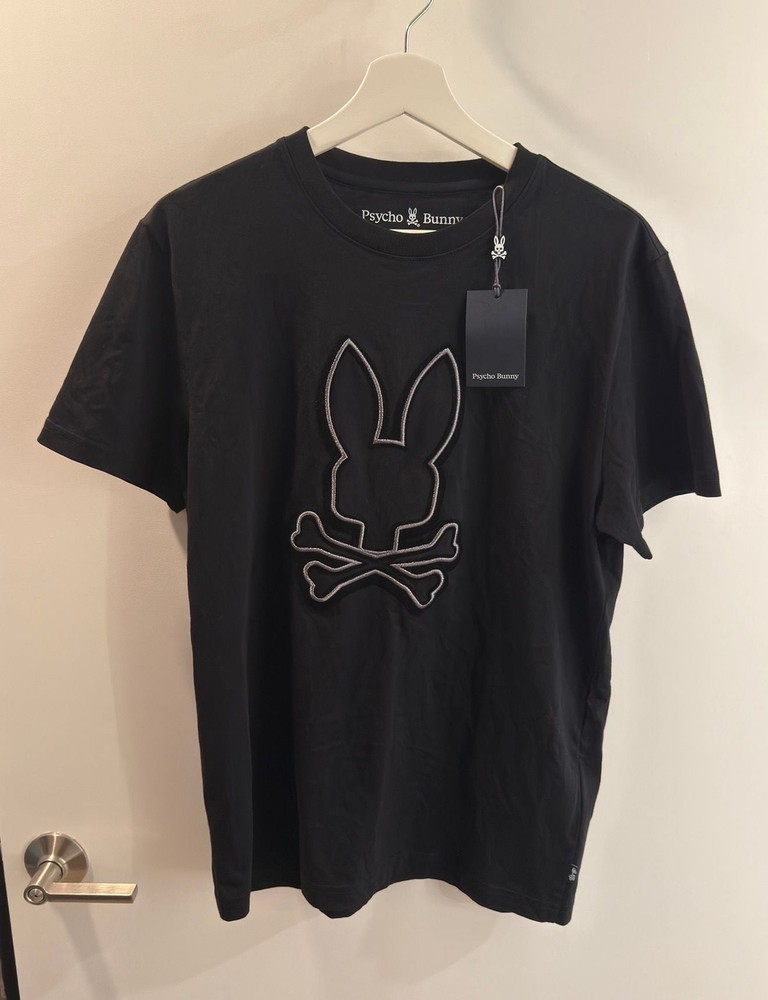 Psycho Bunny Black Graphic Logo T-Shirt