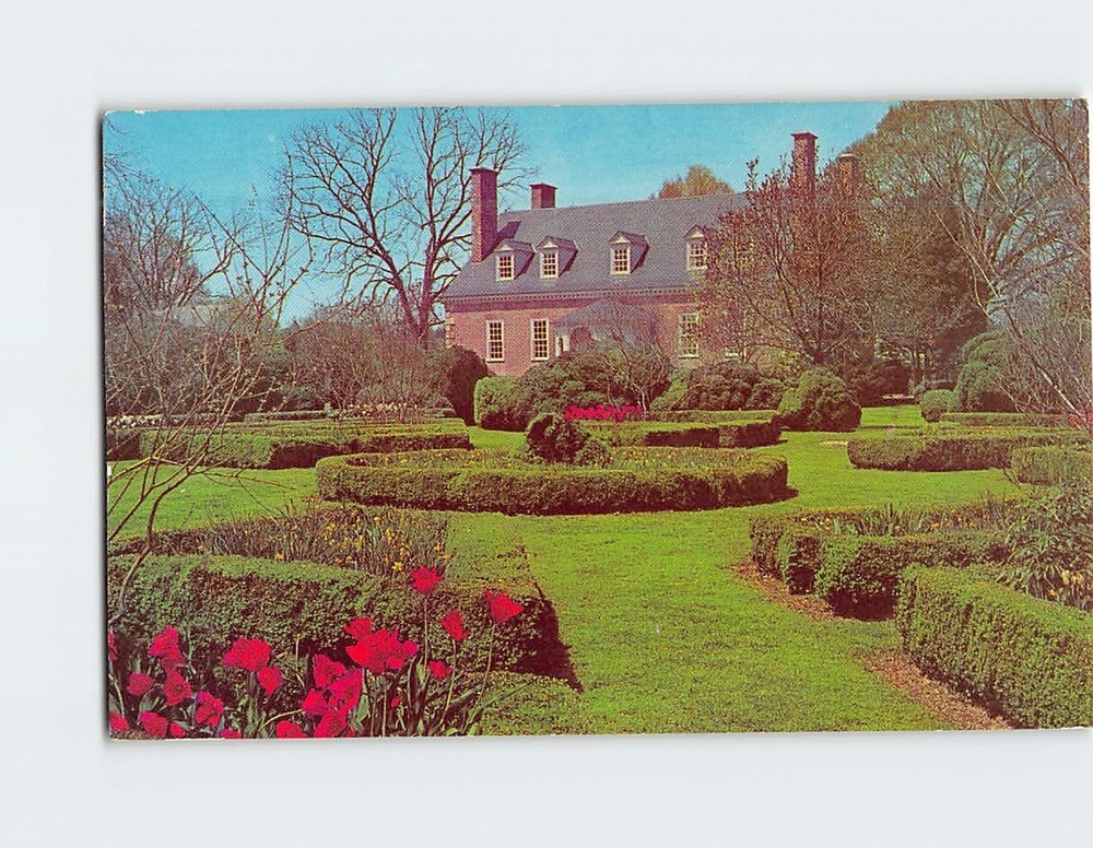 Postcard Gunston Hall Home of George Mason  Lorton Virginia