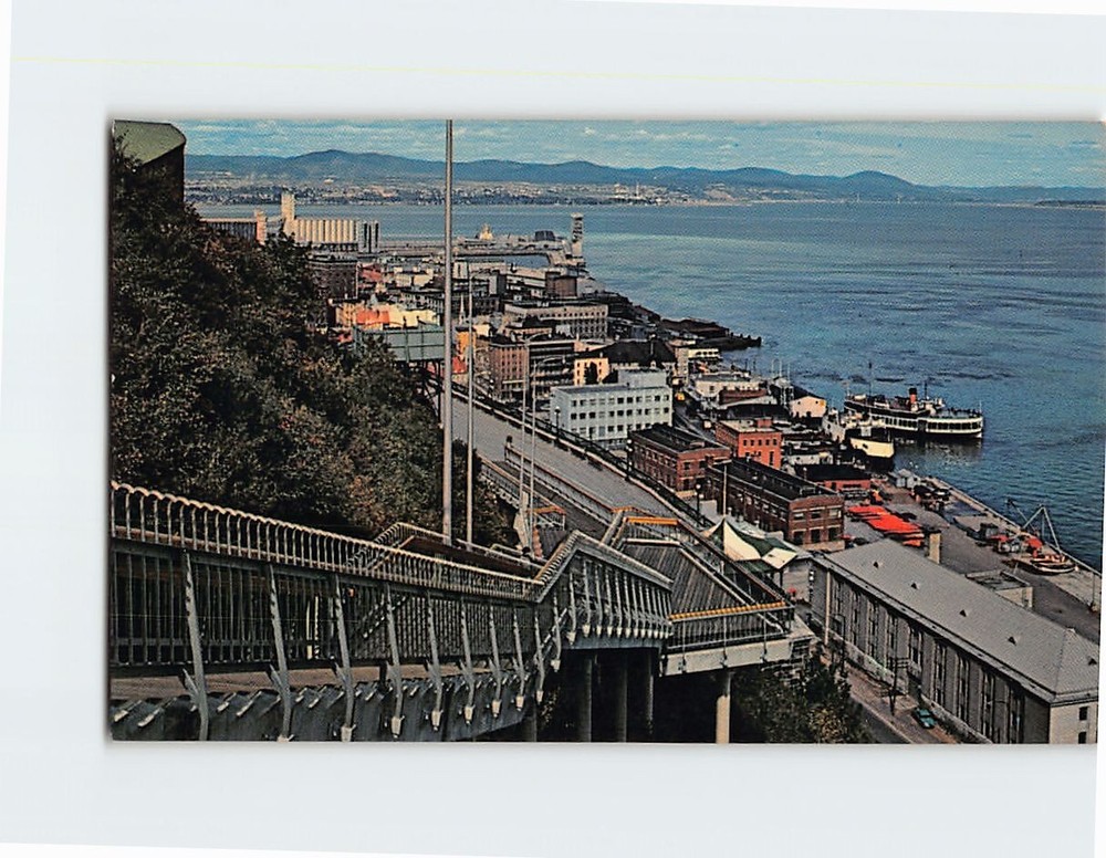 Postcard Governors' Promenade Quebec Canada
