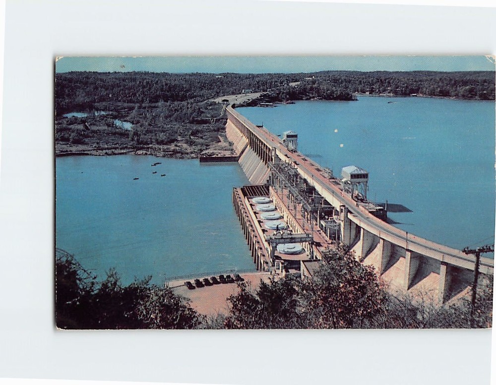 Postcard Bagnell Dam Lake Of The Ozarks Lake Ozark Missouri USA