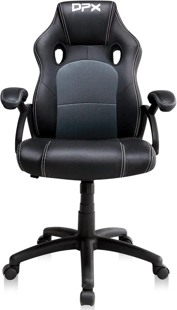 Executive Office, Computer Desk, Ergonomic PU Leather Swivel Managerial, Adjusta