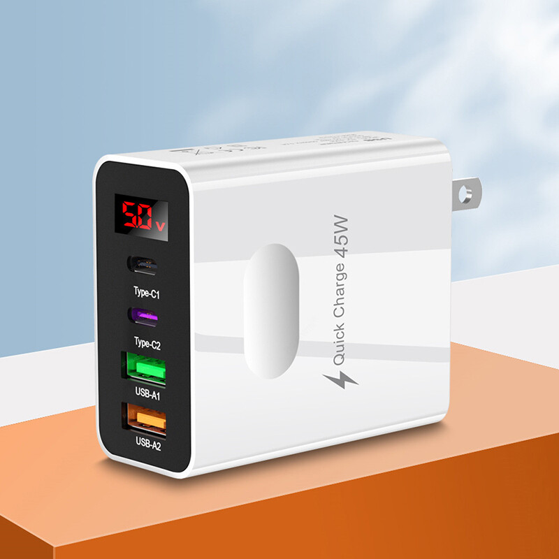 5V 3A Usb Wall Charger Compatible For Iphone Pro Max Digital Screen Display