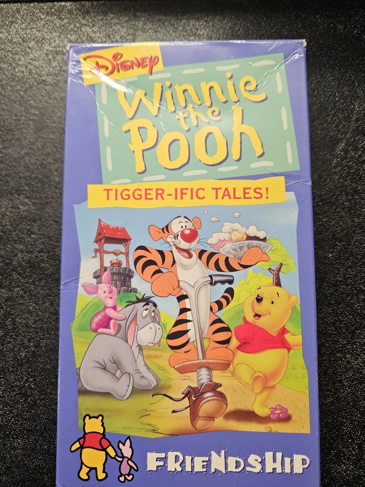 Disney Winnie the Pooh Tigger-ific Tales! VHS Tape 1999 Friendship Collection